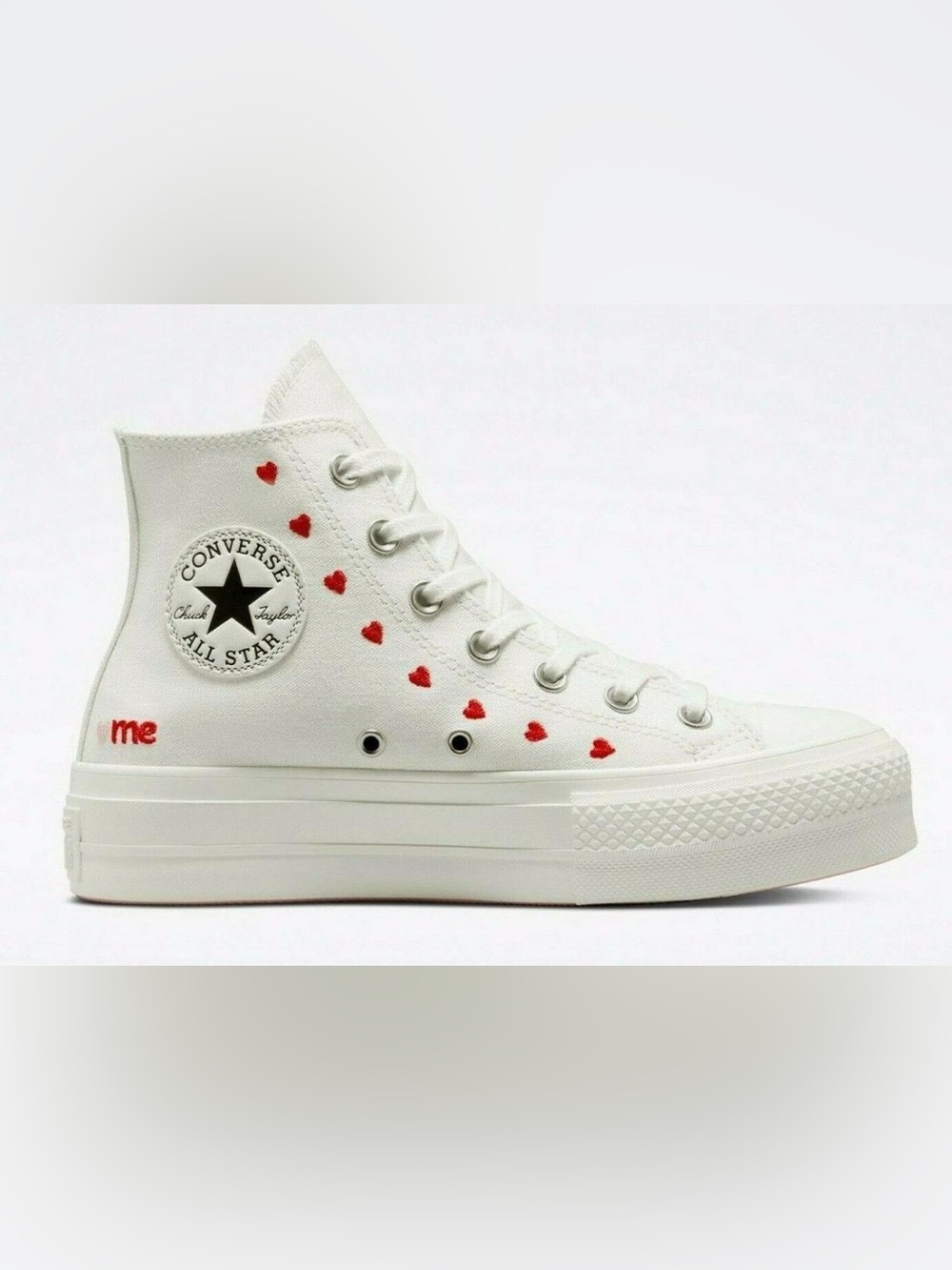CONVERSE PLATFORM HIGH TOP LOVE LIMITED EDITION SHOES
